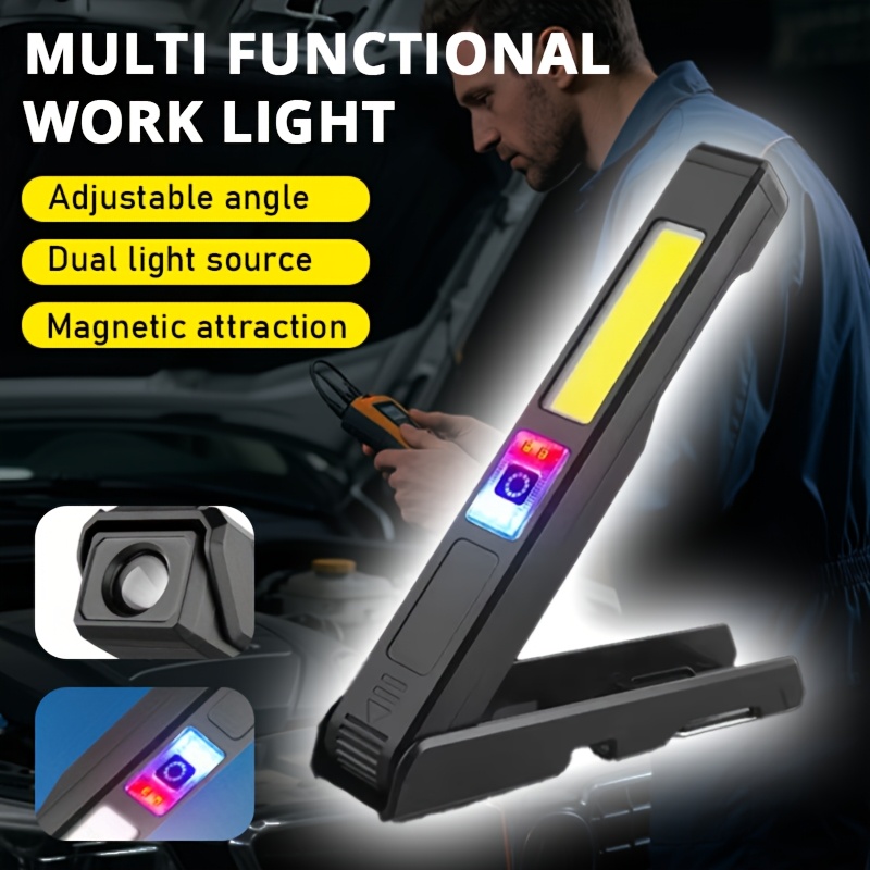 Outdoor Lighting Hooks - Rechargeable LED Flashlight Work Light with