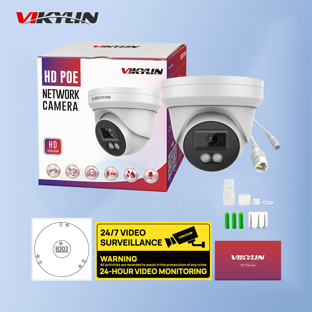 Outdoor Lighting Mains Powered - VIKYLIN 8MP HD IP Security Camera