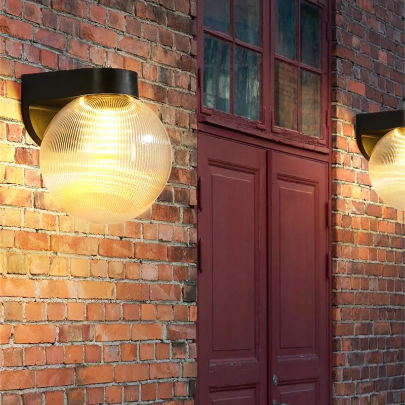 Xl Outdoor Lighting - Spherical Outdoor Wall Lamp IP65 Waterproof