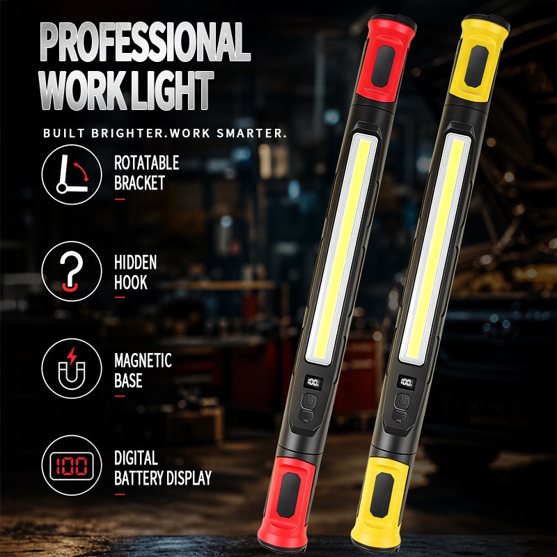 Outdoor Lighting Hooks - COB Magnetic Work Light Rechargeable Clip