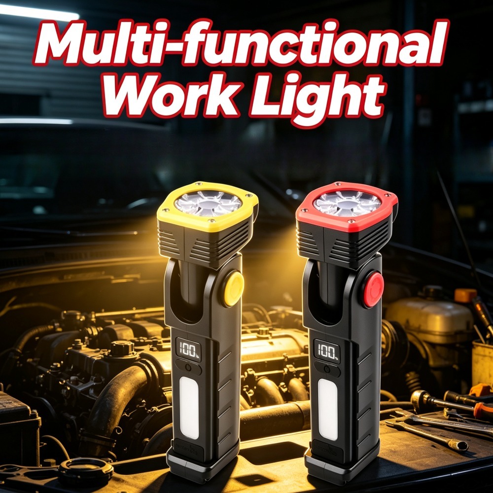 Outdoor Lighting Hooks - New Multifunctional Portable Work Light LED