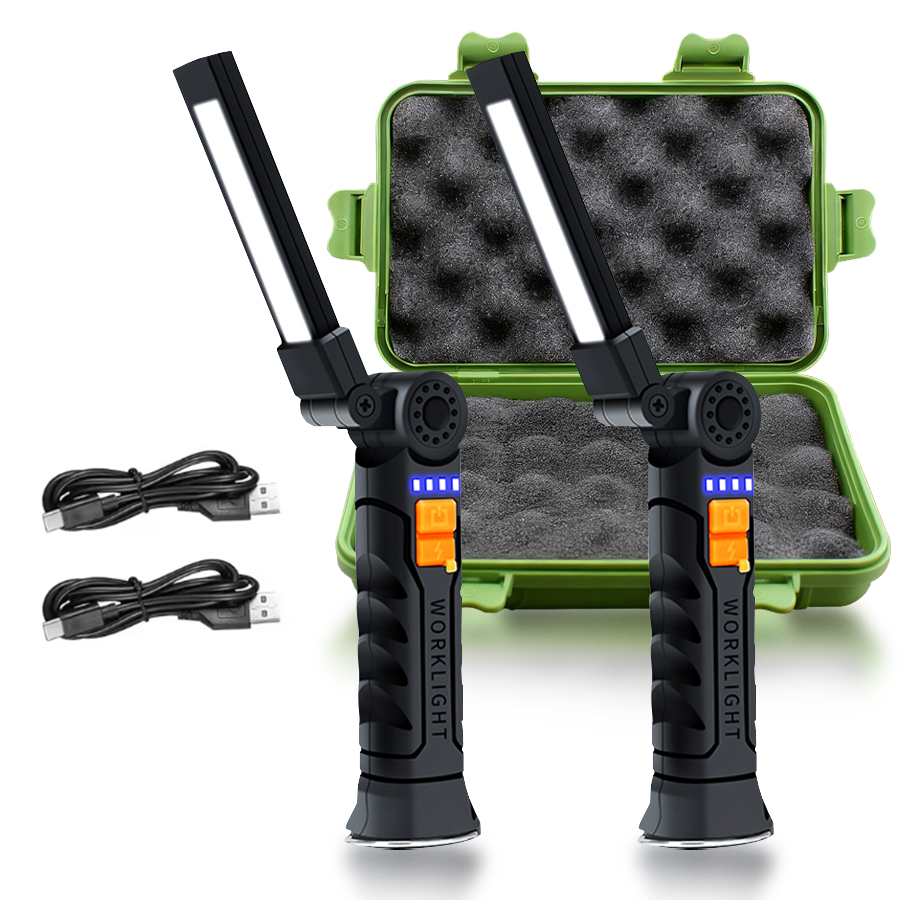 Outdoor Lighting Hooks - Portable LED COB Search Lights With