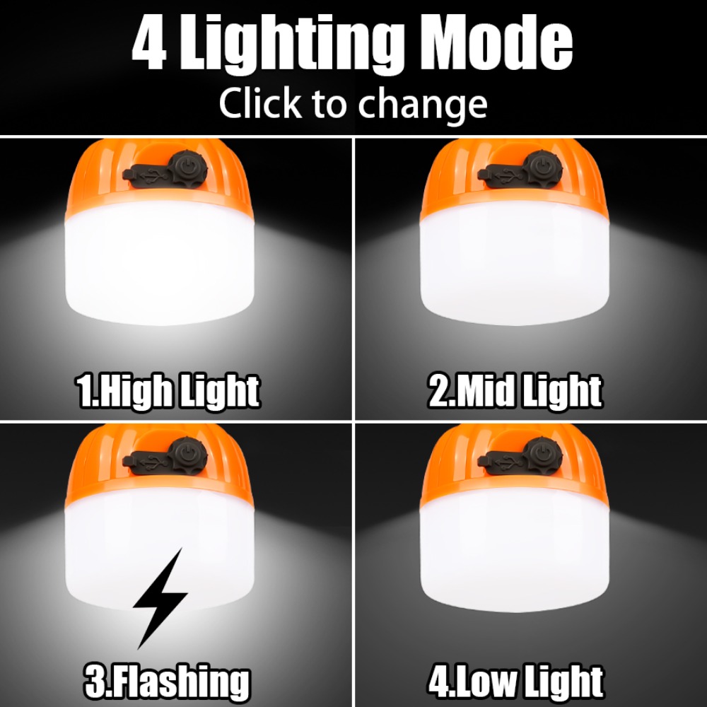 Portable Mini Camping Lamp 4 L - Outdoor Lighting Hooks review and price