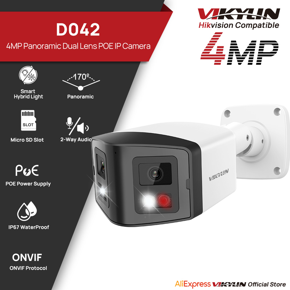 VIKYLIN 170° Panoramic Securit - Outdoor Lighting Mains Powered review and price