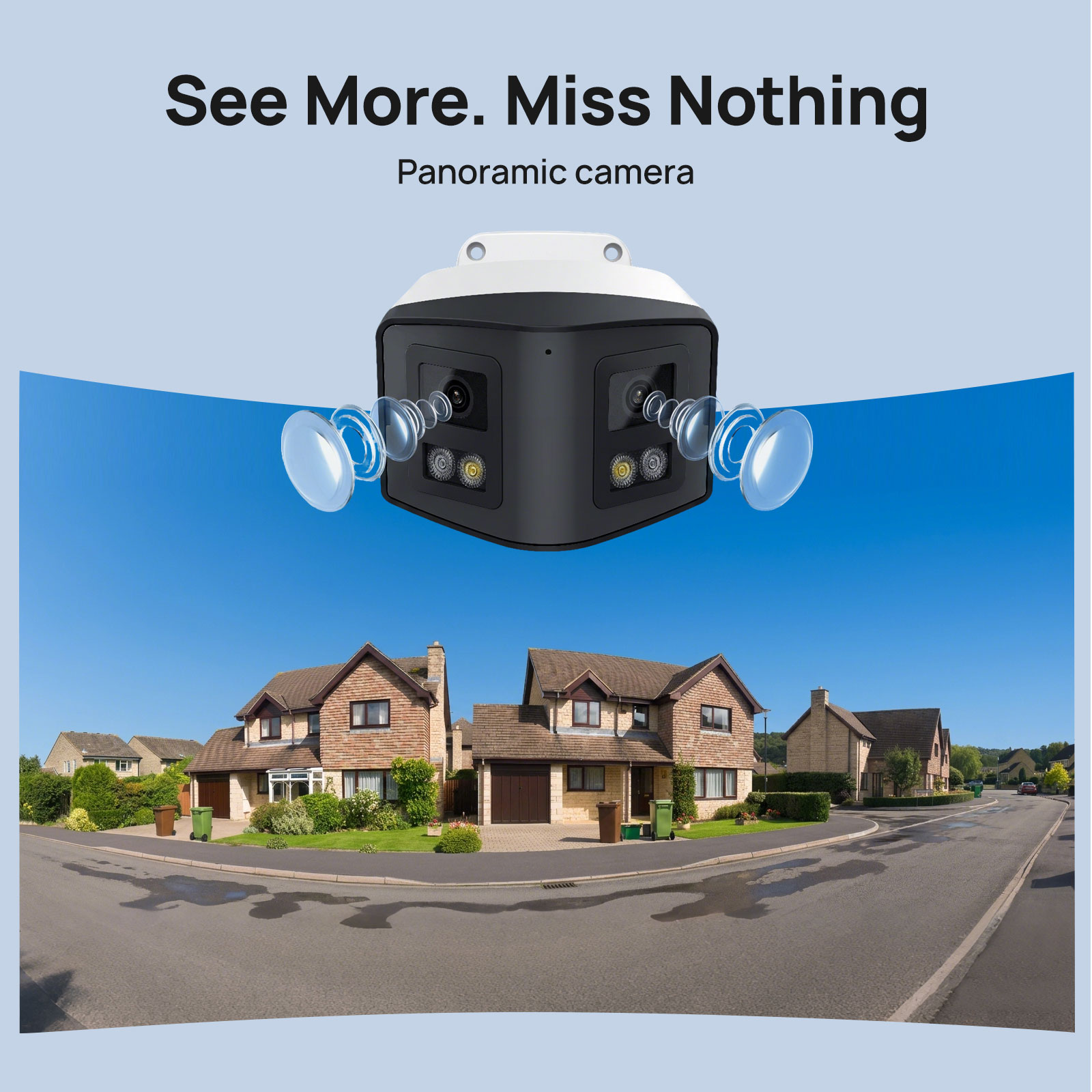 VIKYLIN 170° Panoramic Securit - Outdoor Lighting Mains Powered review and price