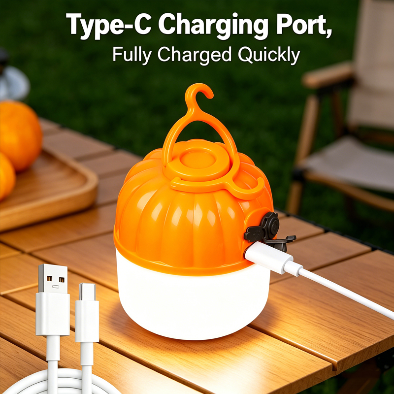 Mini Portable LED Pumpkin Bulb - Outdoor Lighting Hooks review and price