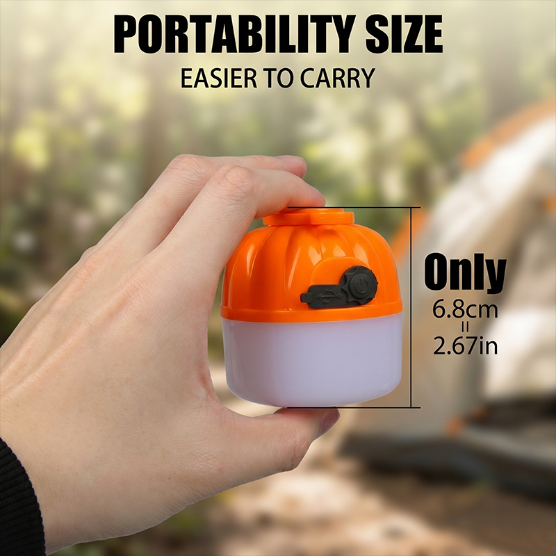 Mini Portable LED Pumpkin Bulb - Outdoor Lighting Hooks review and price