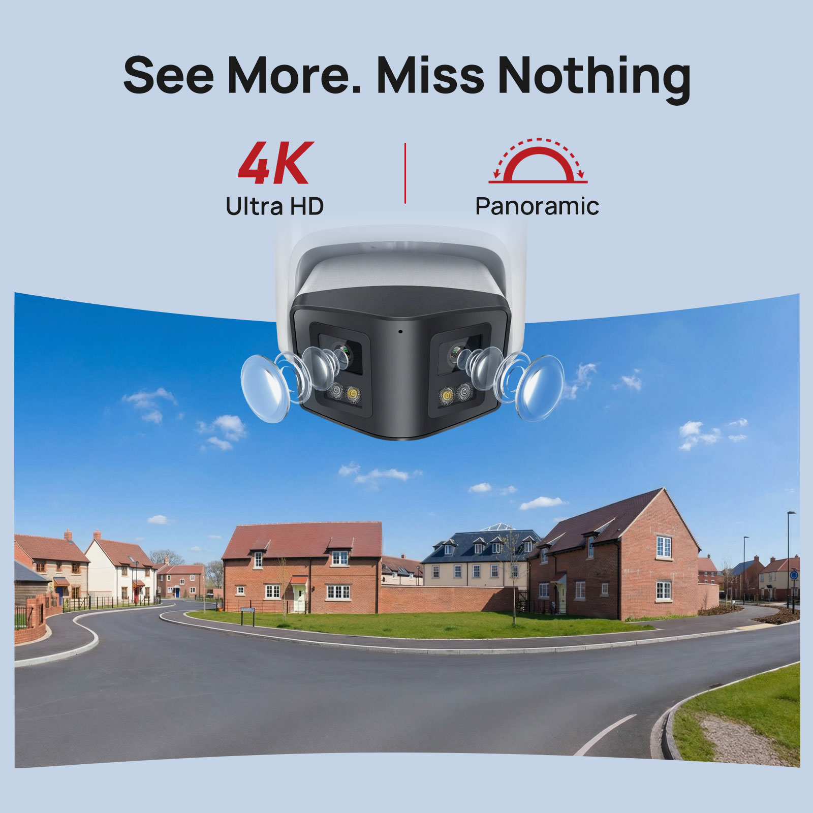 Vikylin 8MP Panoramic Smart Du - Outdoor Lighting Mains Powered review and price