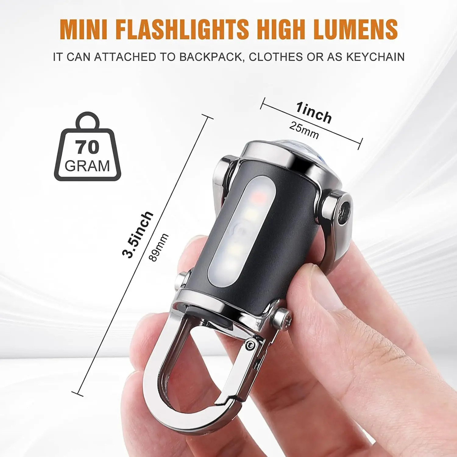 Mini Keychain Flashlight Recha - Outdoor Lighting Hooks review and price