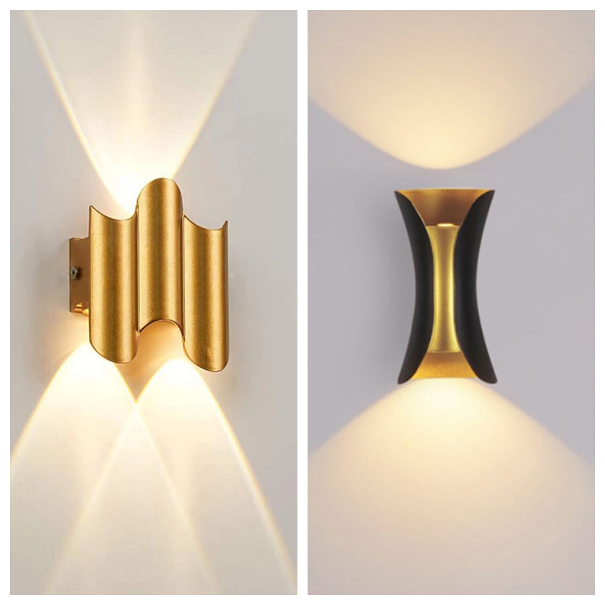 Aluminum Golden Body LED Wall  - Xl Outdoor Lighting review and price