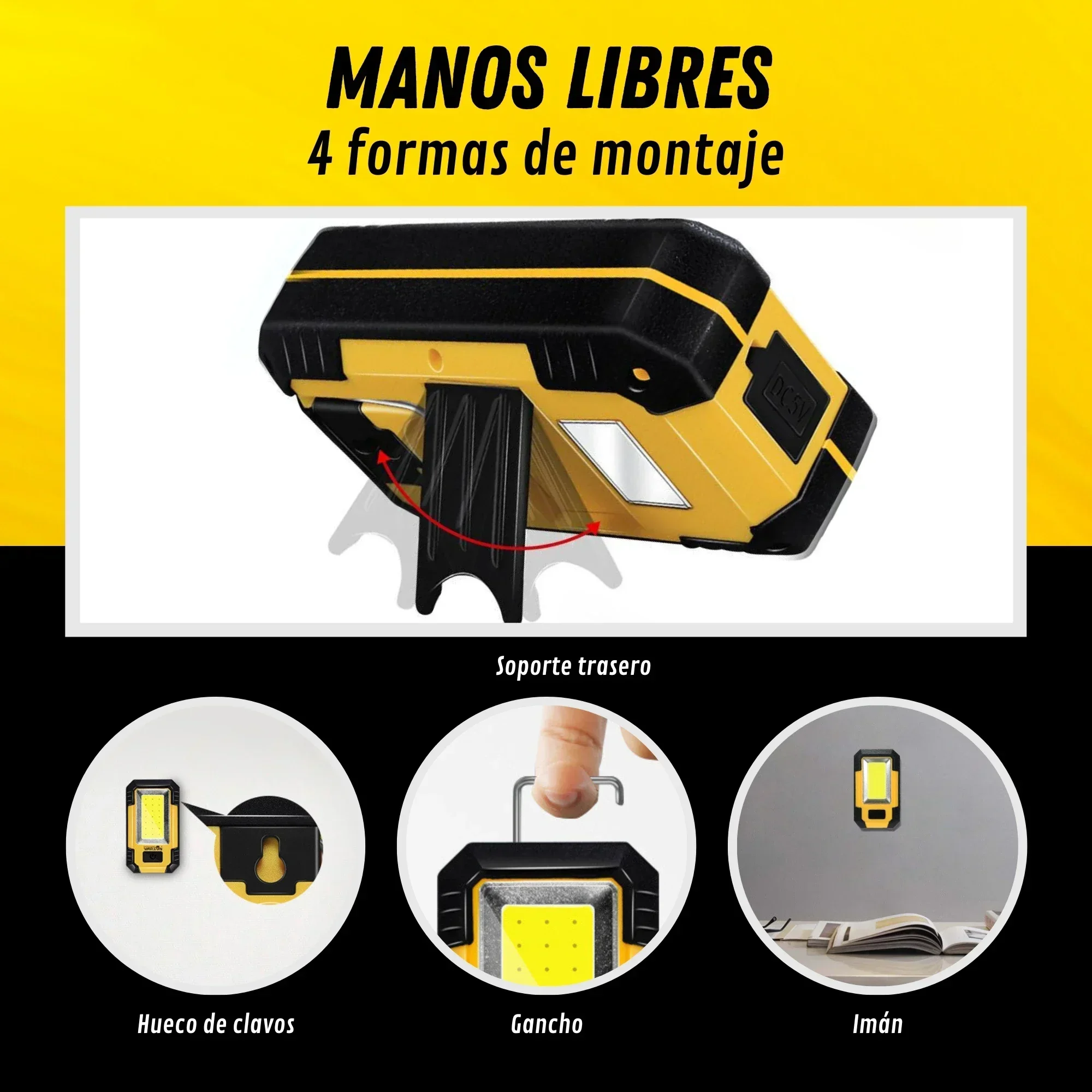 Portable 4000MaH Rechargeable  - Outdoor Lighting Hooks review and price