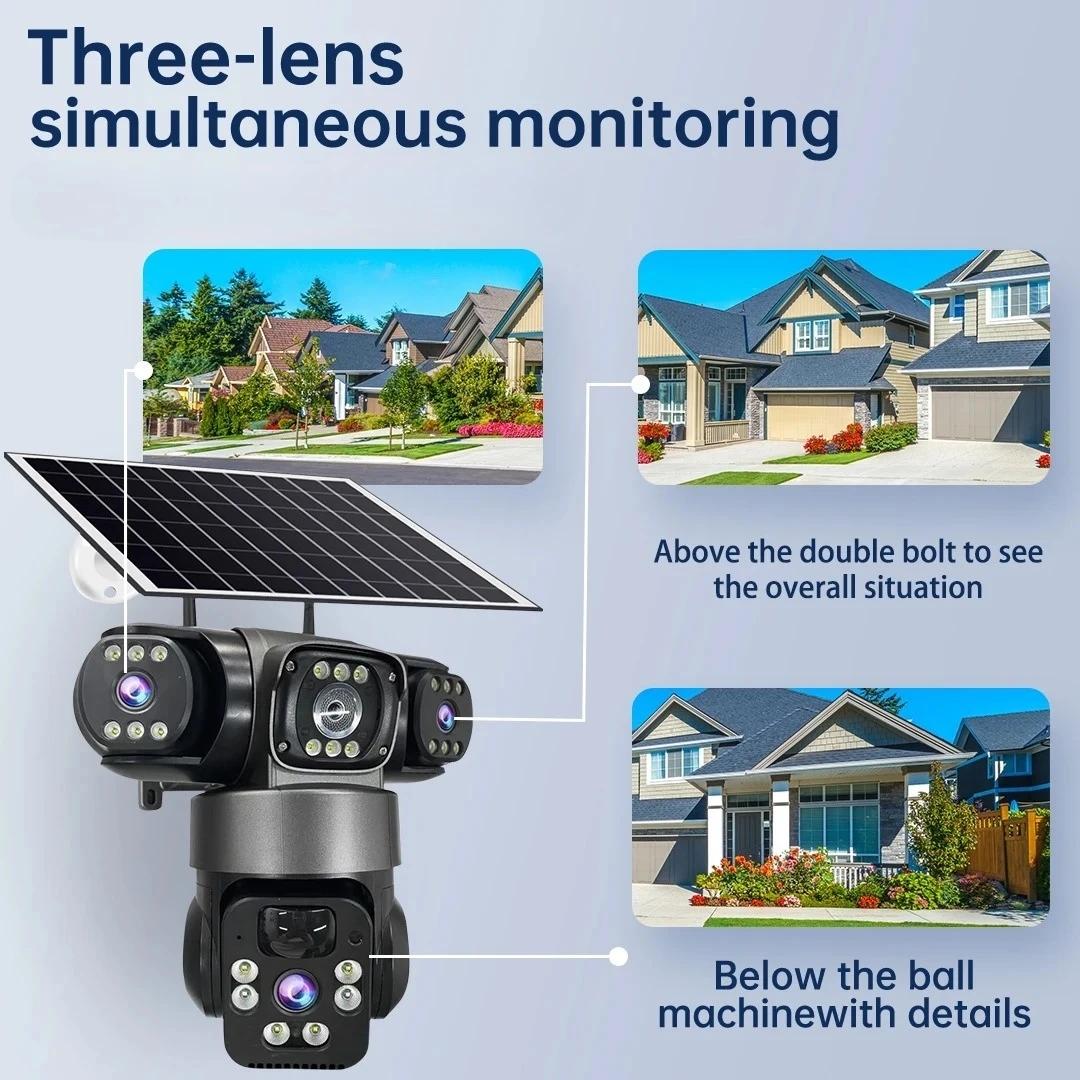 Solar Security Camera 5MP 3-Le - Outdoor Lighting Mains Powered review and price