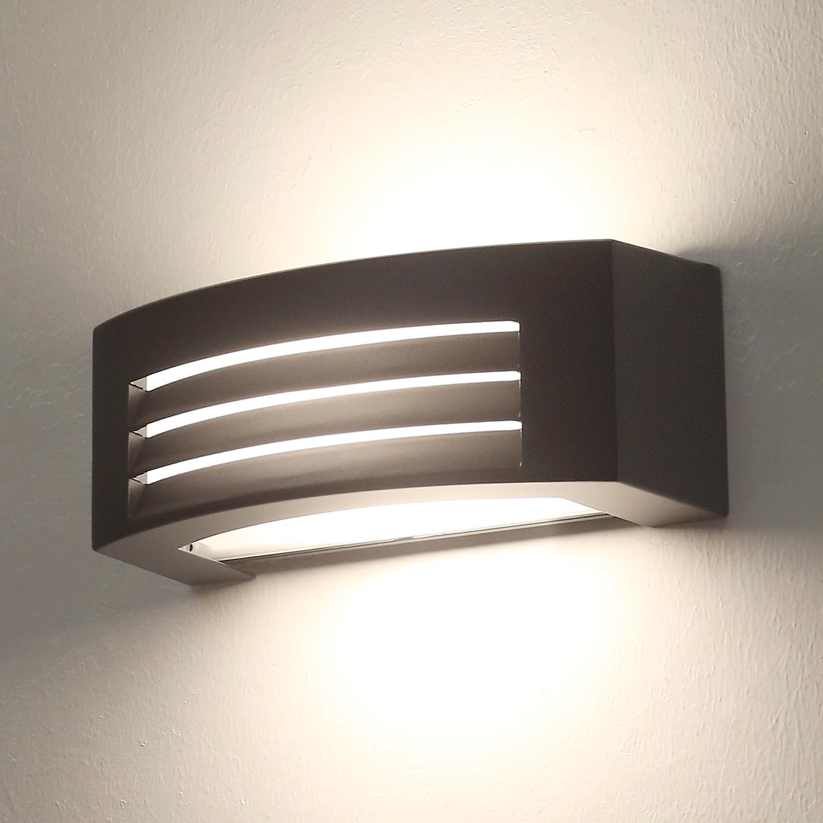 Outdoor Wall Light, Aluminum E - Outdoor Lighting Mains Powered review and price