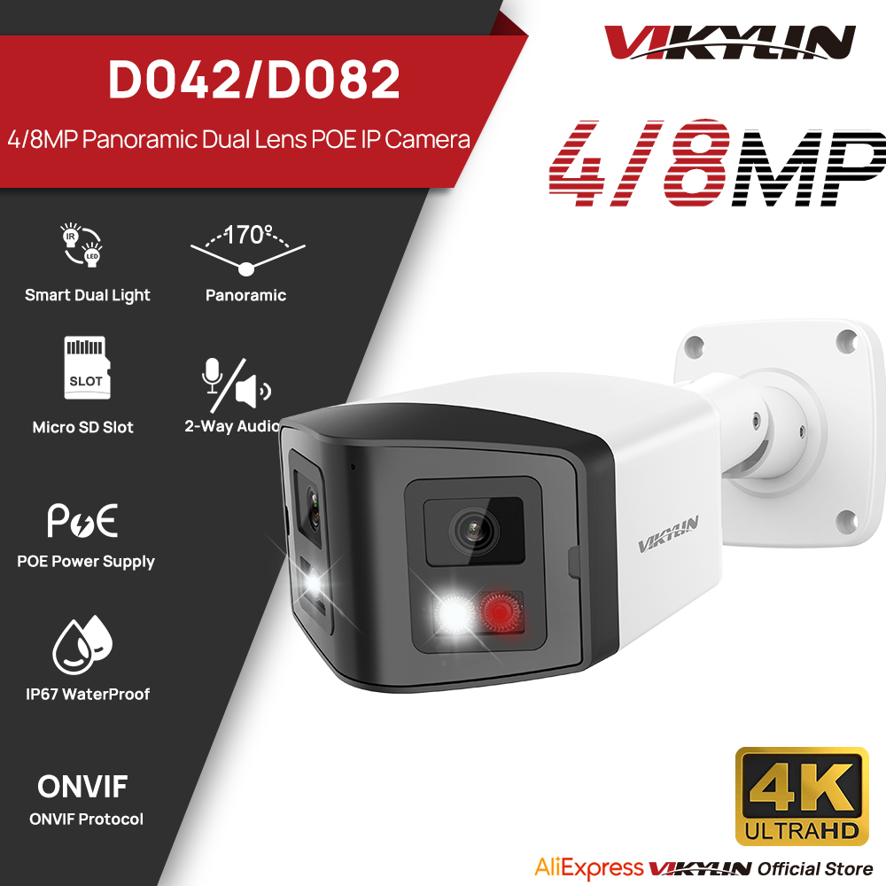 VIKYLIN 170° Panoramic Securit - Outdoor Lighting Mains Powered review and price
